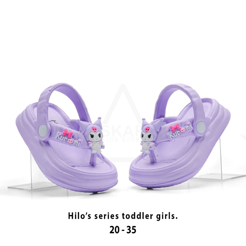 0009, sandal hilos, sandal hilos anak, sandal hilos anak kuromi, sandal hilos jepit anak cewek, sand