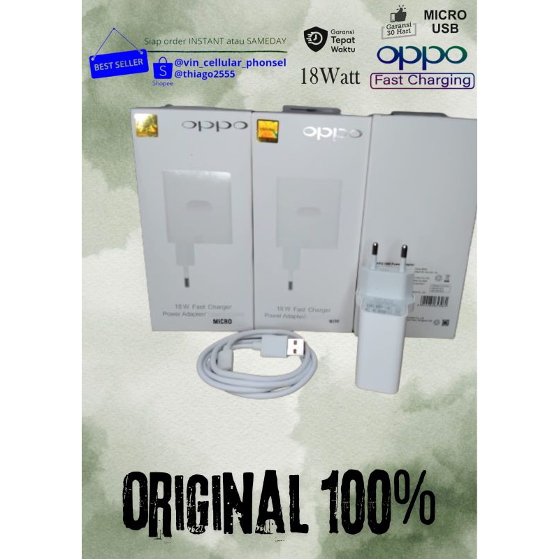 Charger Supervooc Oppo A74 Casan 18watt Oppo A92 Charger SUPERVOOC Casan VOOC Casan 18W Casan 18Watt
