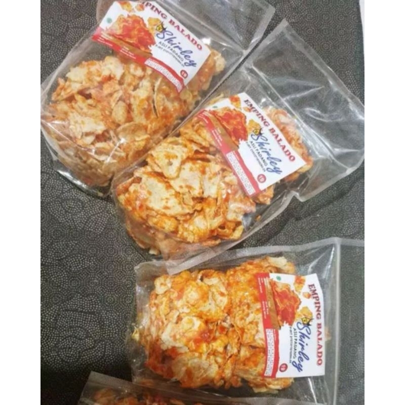 

Keripik Emping Balado Shirley Khas Padang