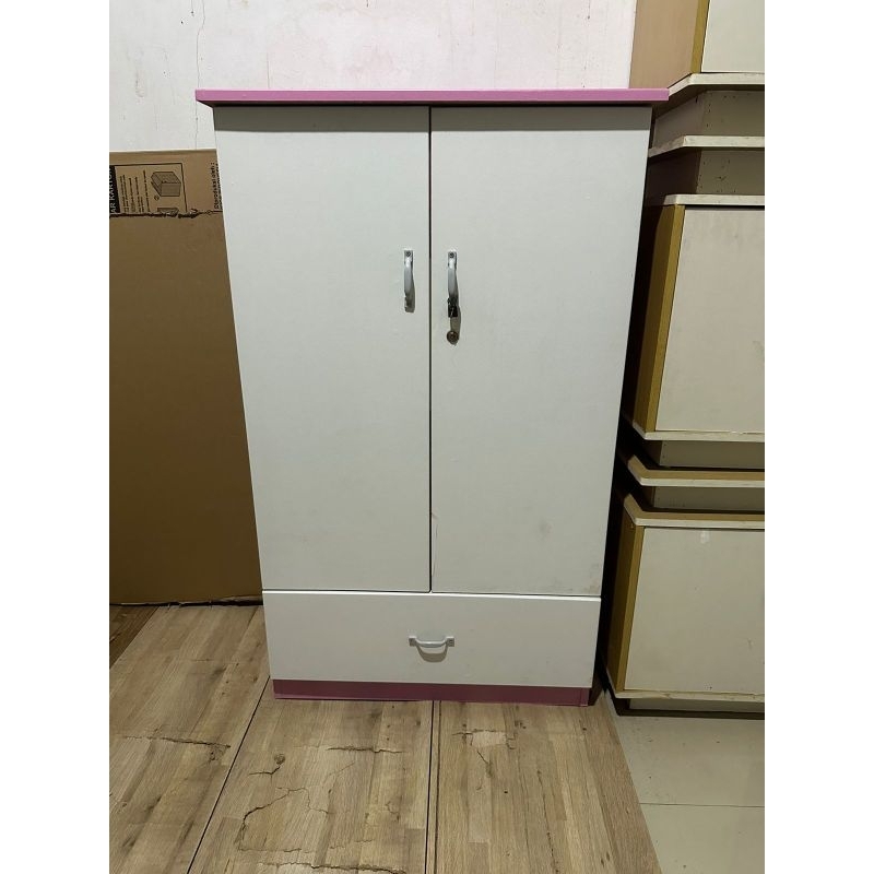 Lemari pakaian anak /lemari pakaian minimalis serbaguna /lemari pakaian kayu