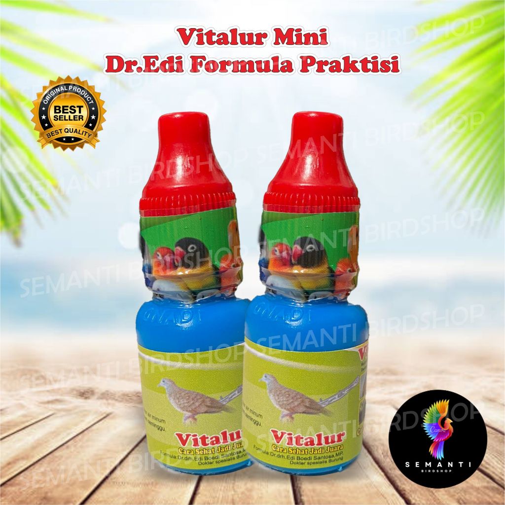 VITALUR KECIL DR EDHI ASLI VITAMIN OBAT TERNAK BURUNG MURAI KENARI PLECI TINGKATKAN DAYA TETAS TELUR