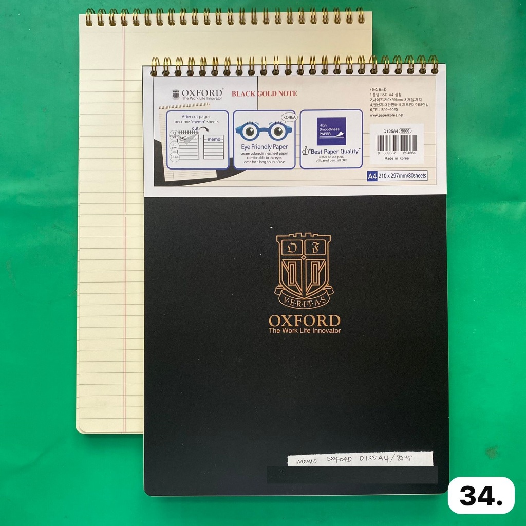 

OXFORD NB 80" D125A4 TOPBINDING