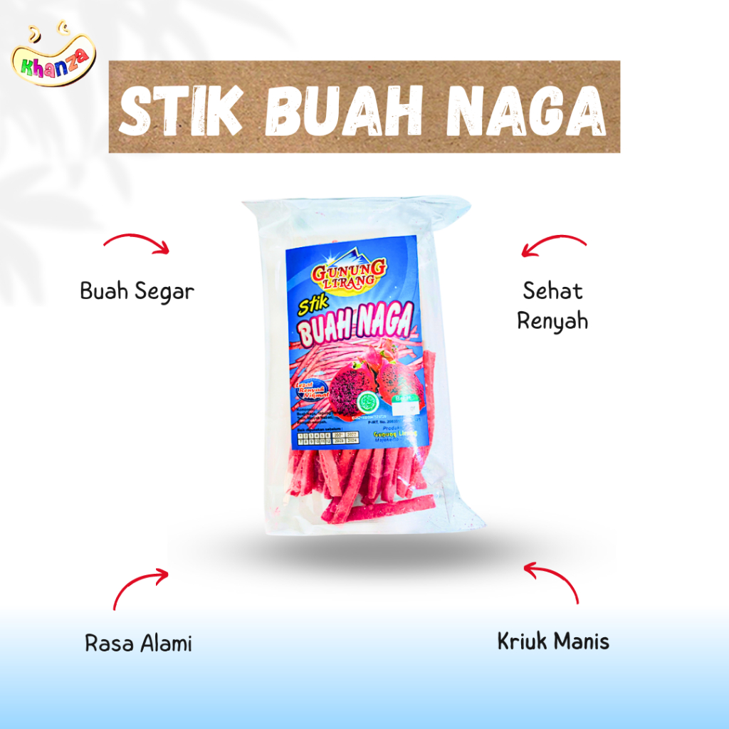 

Stik Buah Naga, Cemilan Sehat yang Enak dan Ngehits!
