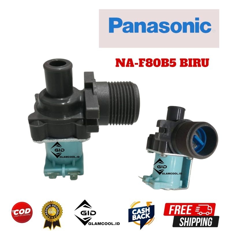 SISBO WATER INLET MESIN CUCI PANASONIC / SELENOUD INLET SINGLE PANASONIC NA-F80B5 BIRU