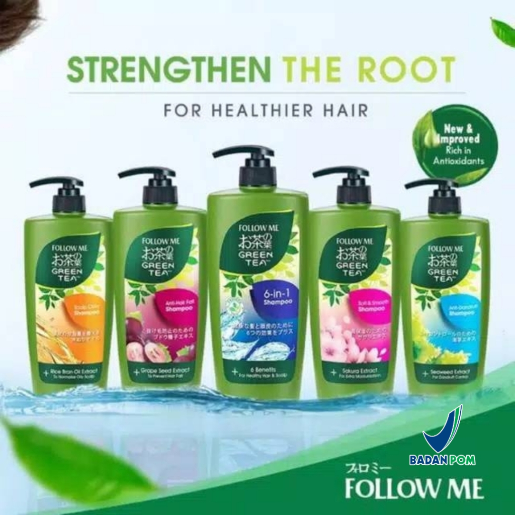 (SALE ED) Follow Me Green Tea Shampoo 650ml