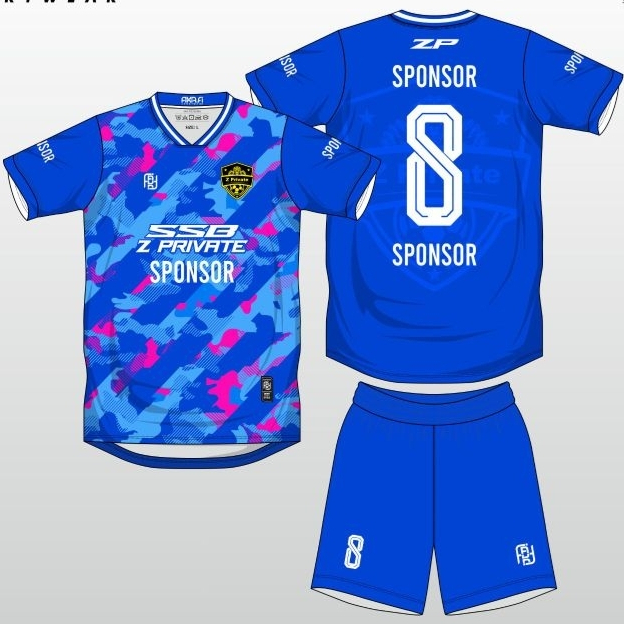 Jersey Futsal Sepakbola Free Design Bisa Satuan