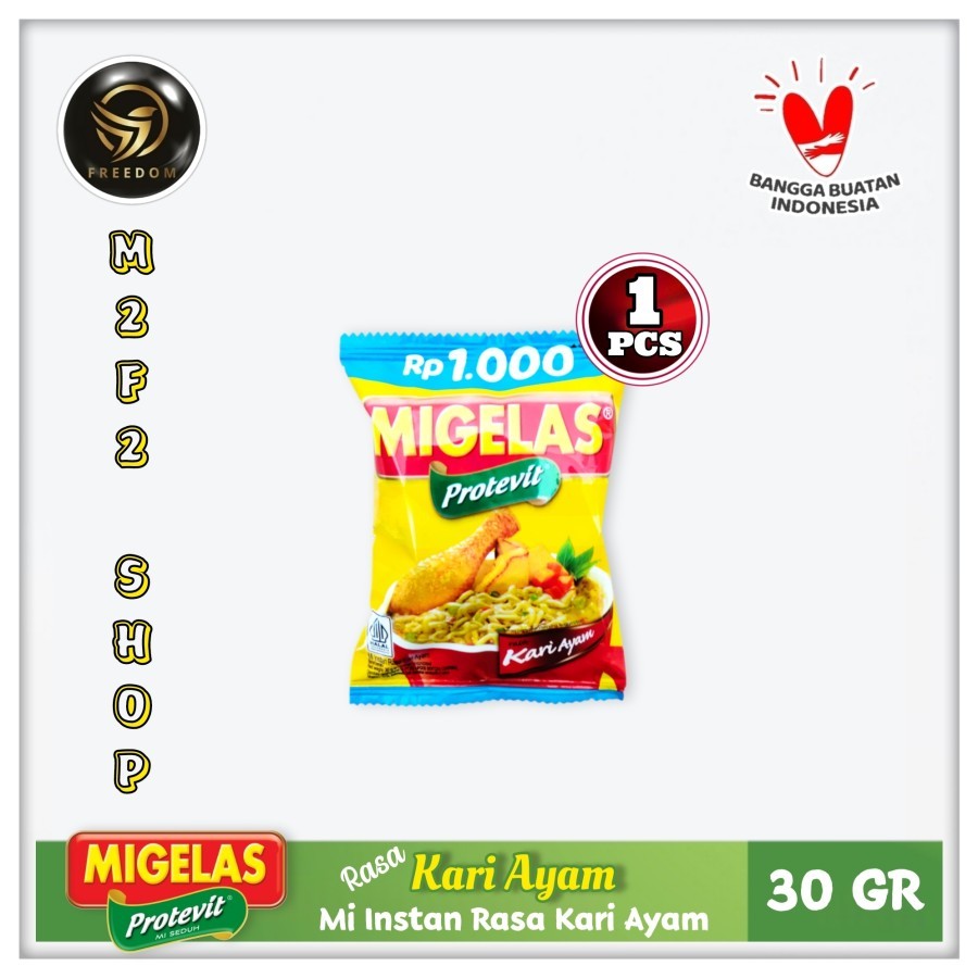 

MIGELAS Protevit Mie Gelas Seduh Kuah Rasa Kari Ayam - 30 gr (Kemasan Satuan)