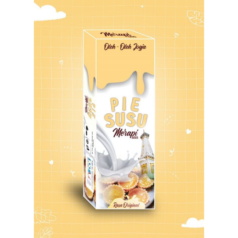 

oleh oleh khas jogja/ pie susu merapi/ 1 box berisi 7pcs