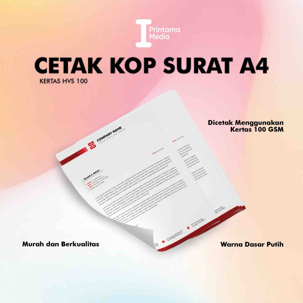 

Cetak Kop Surat A4 Full Color