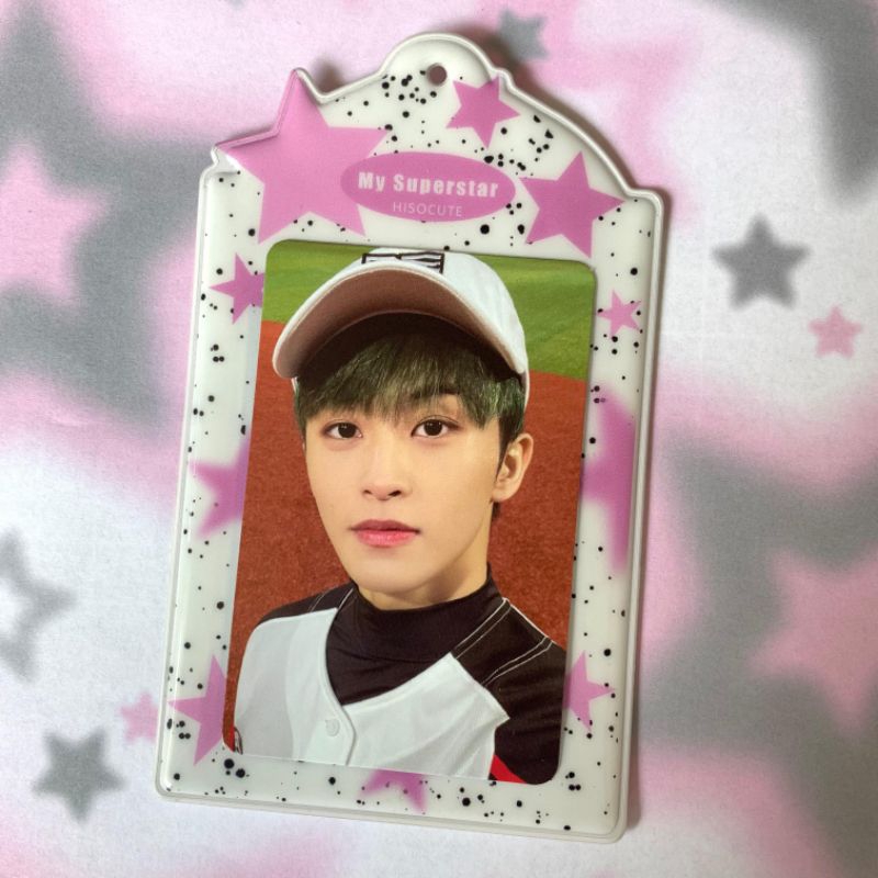 pc photocard mark lee id card universe baseball [free card holder]