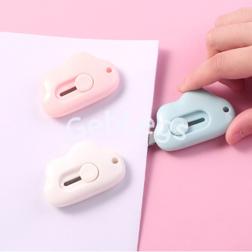 

Cutter Mini Pisau Piso Peso Kater Silet Kecil Lucu Alat Pemotong Potong Iris Kertas Kerajinan Anak Sekolah Serbaguna