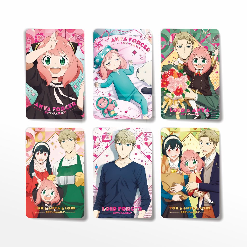 Photocard Karakter Anime SPY x FAMILY (Ver. 2)