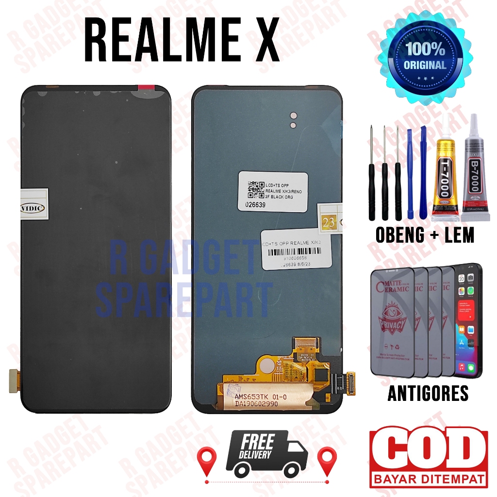 Lcd Realme X Original OEM Quality Lcd Touchscreen Realme X Fullset