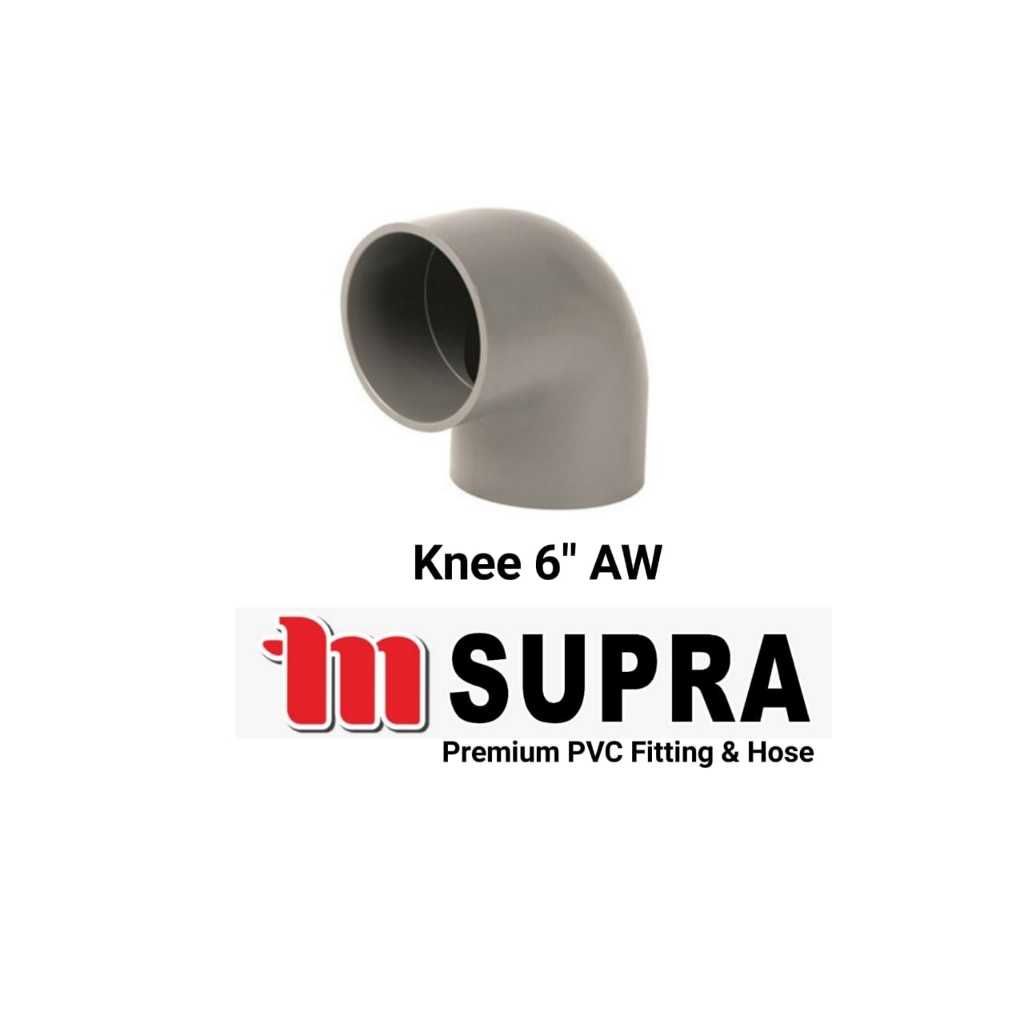 Knee / Elbow / L PVC 6" AW