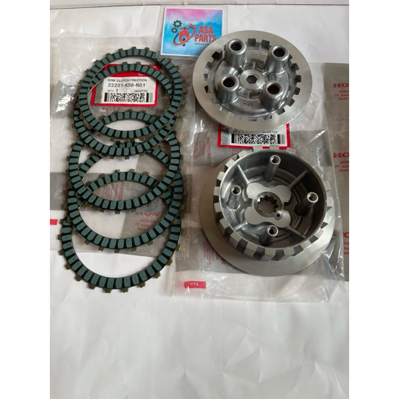rumah kopling CBR NEW + kampas kopling pnp sonic 150 supra GTR 150 K56
