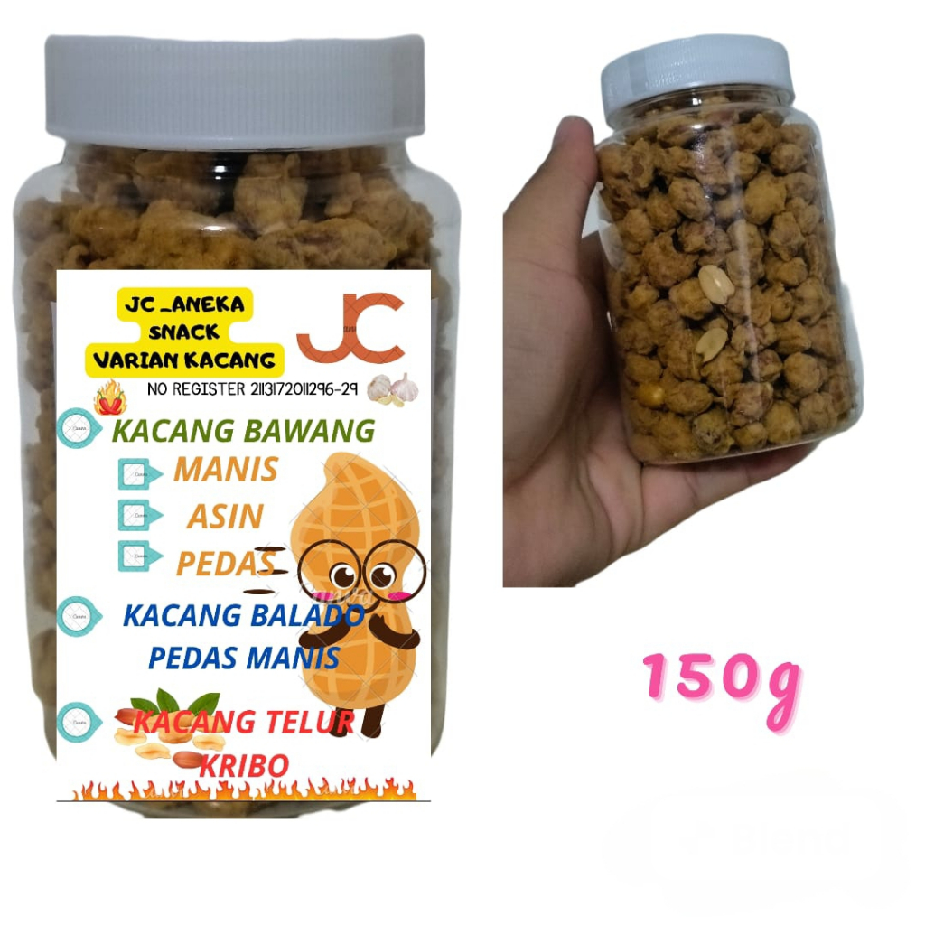 

Kacang Telur Kribo_JC 150g/Toples