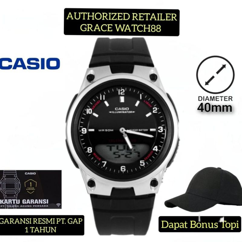Jam Tangan Pria CASIO AW-80-1AVDF  / CASIO ORIGINAL AW-80-1AVDF