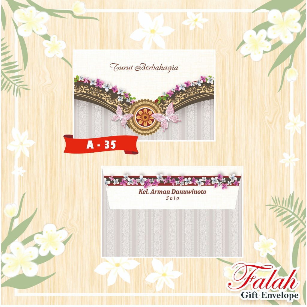 

Amplop Falah Motif A-35 Isi 50 Lembar Tanpa Tulisan
