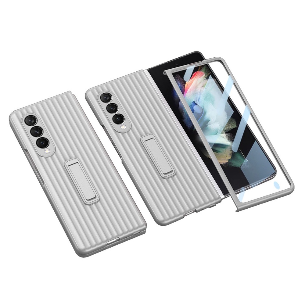 Samsung Galaxy Z Fold 3 Case Original GKK Matte Koper Case Tempered Glass Screen Hard Case Samsung F
