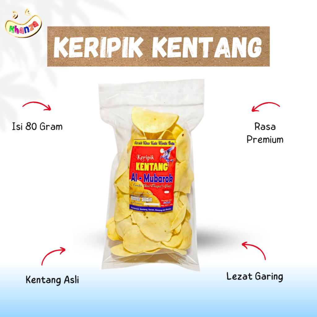 

Keripik Kentang Super Besar 80 gr Khas Kota Wisata Batu