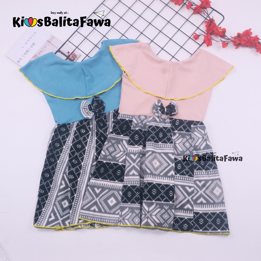 [BLUDRU FLANEL] Dress Cantika uk Bayi - 7 Tahun / Dres Yukensi Grosir Baju Anak Perempuan Harian Gau