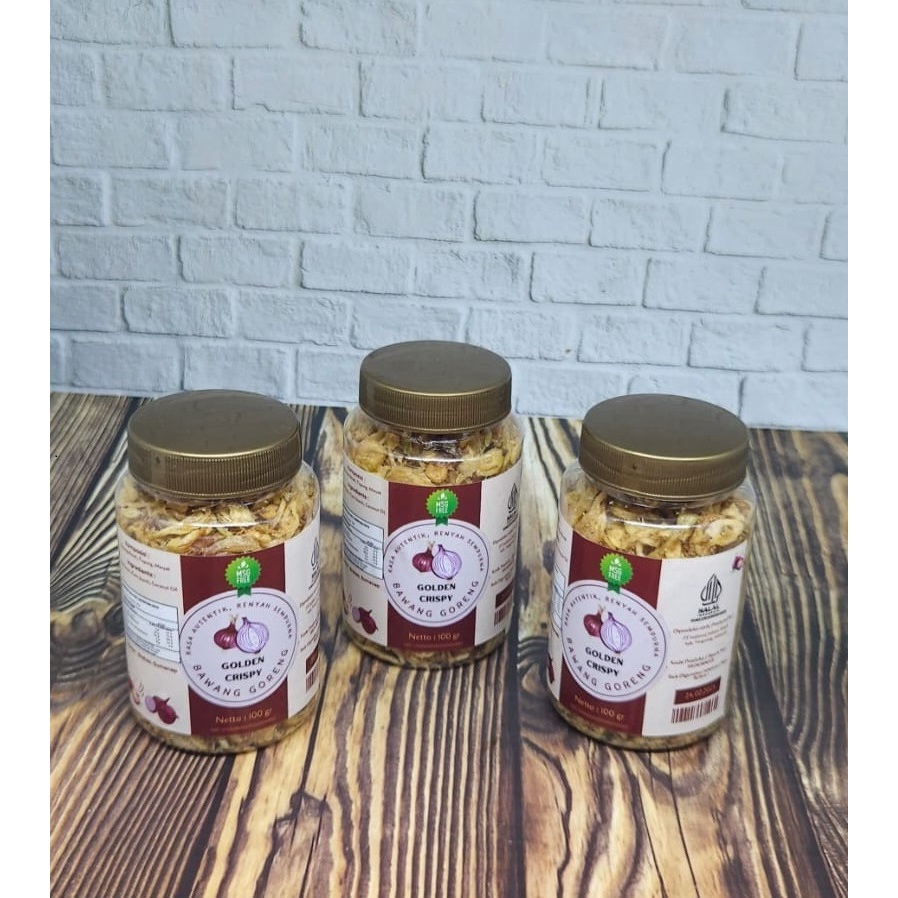 

Bawang Goreng Brebes Golden Crispy 100gr