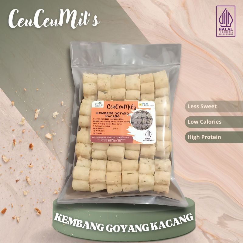 

Kembang goyang kacang isi 24pcs