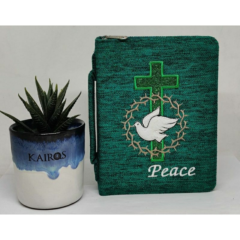 

sampul alkitab kecil bordir peace