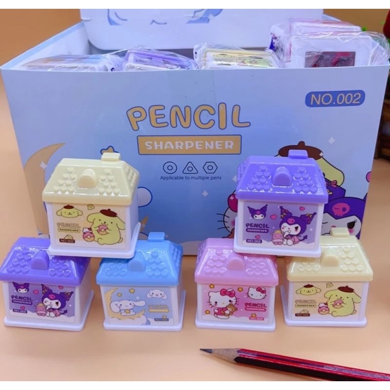 

(1pc)RAUTAN PENSIL KARAKTER SANRIO 2LUBANG