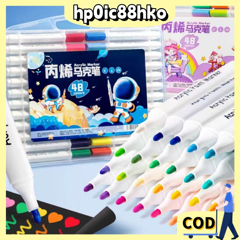 

Spidol Warna Double TIP Spidol warna Stabilo Touch 24/36/48/60/80 Dual Side Fine Art Brush Pen