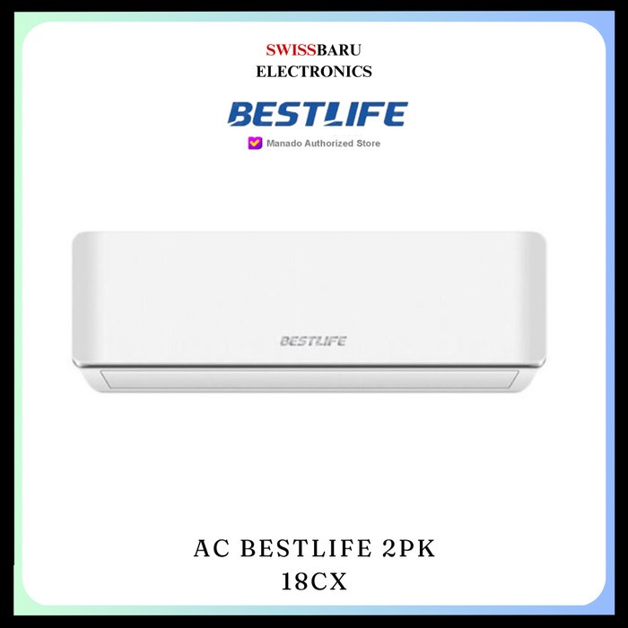 MANADO - AC BESTLIFE 2PK 18CX (LENGKAP PASANG)