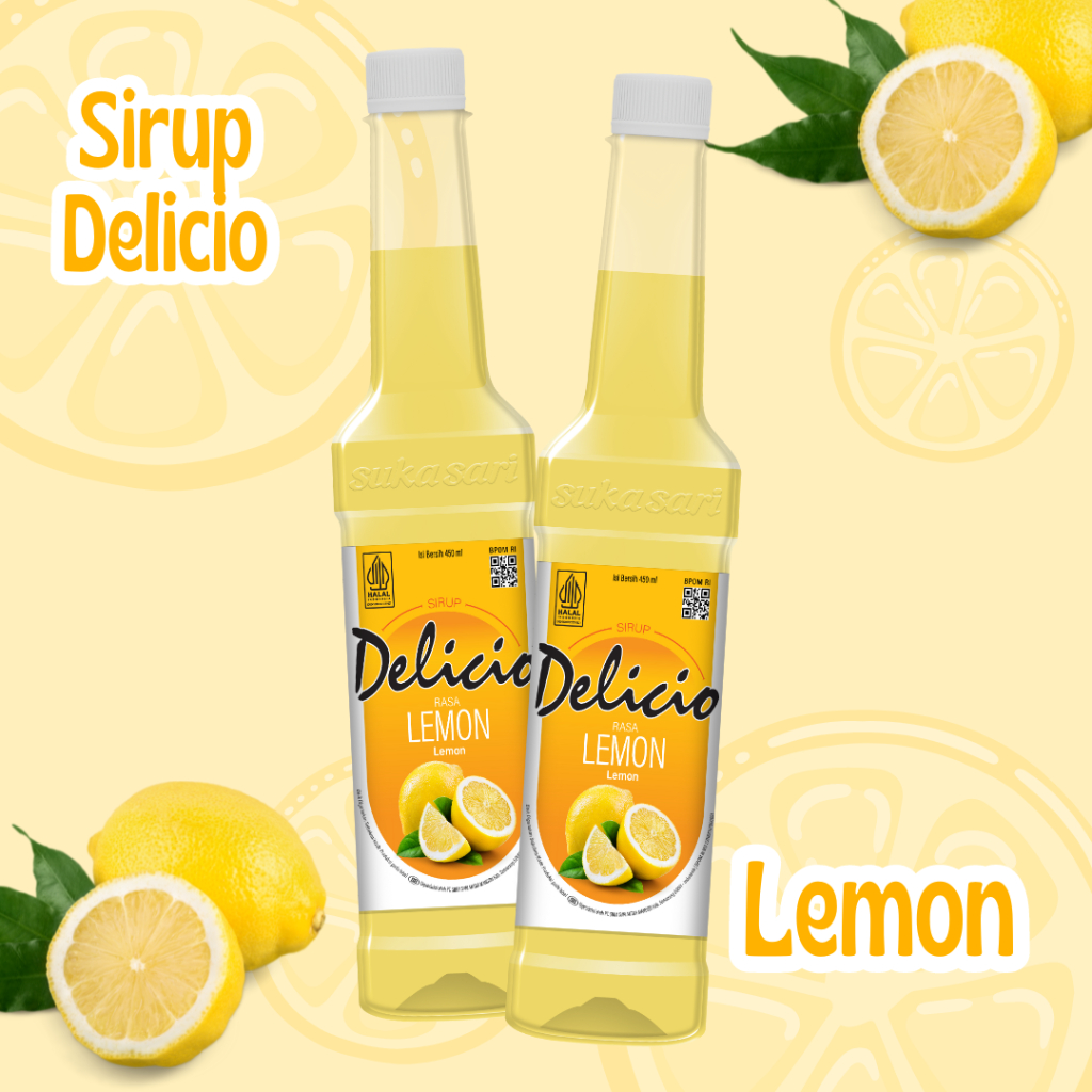 

Delicio Sirup Lemon isi 450 ml Botol Plastik