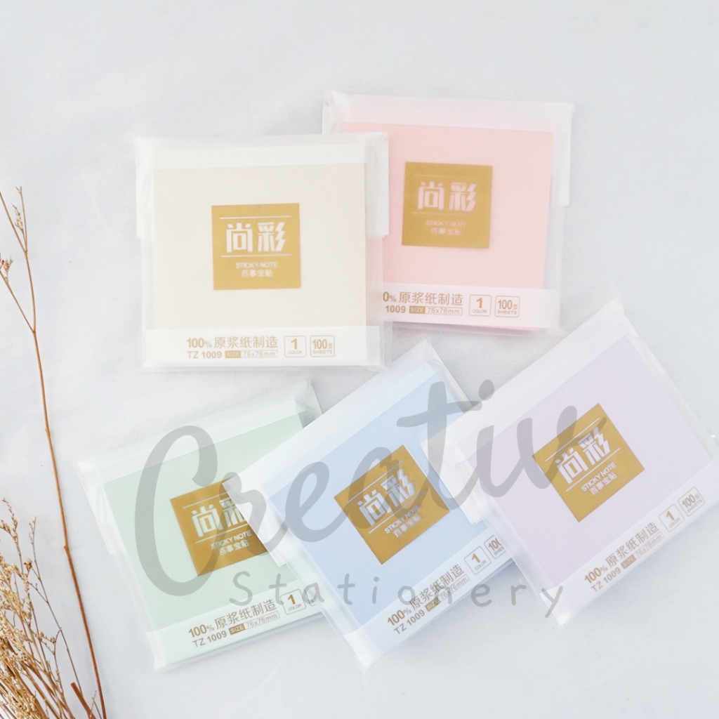 

BAOKE Sticky Notes Pastel Warna 76X76 Mm Penanda Halaman