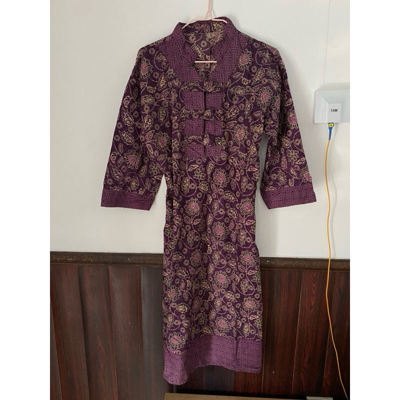 baju kondangan / baju batik / dress batik / dress kondangan wanita preloved
