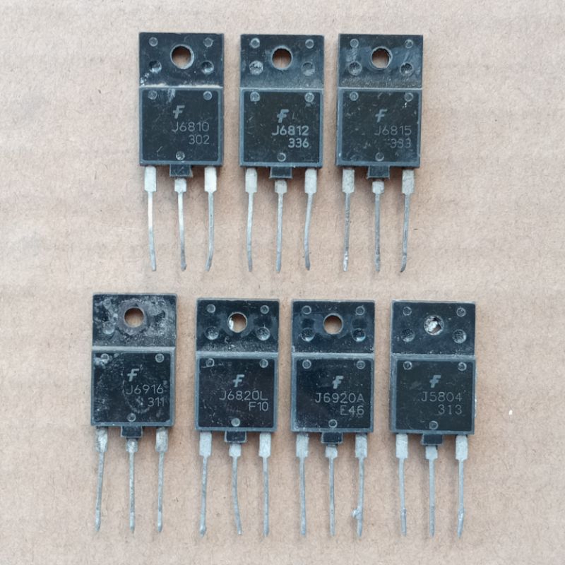 TRANSISTOR SERI J / J6812 J5804 J6920 J6815 J6820 J6916 J6810 CABUTAN ORIGINAL