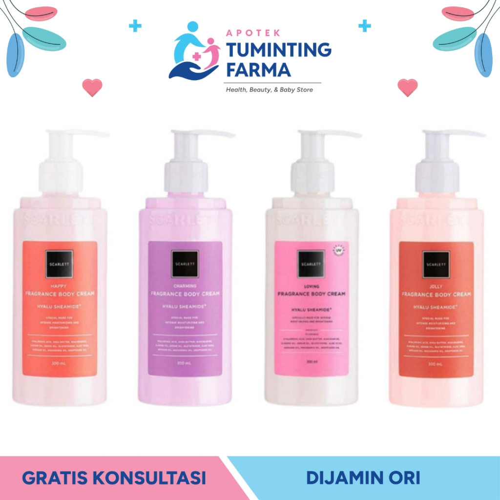 Scarlett Whitening Body Cream 300ml - MANADO