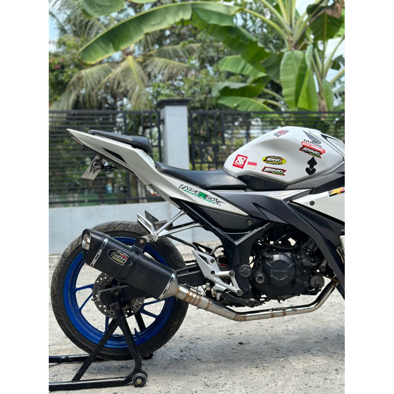 knalpot cbr 150r full carbon full system by ndr exhaust