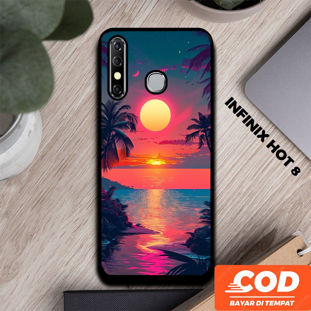 [A88] CASING HANDPHONE INFINIX HOT 8 - CASING INFINIX HOT 8 - CASING FASHION VIRAL - CASE AESTHETIC 