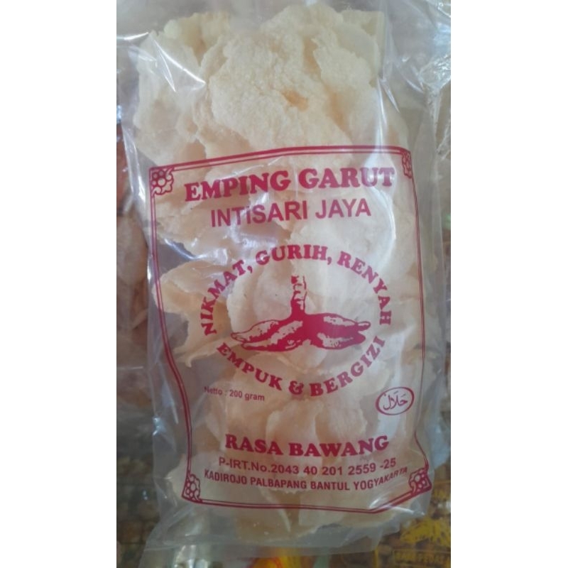 

200gram emping garut matang rasa bawang