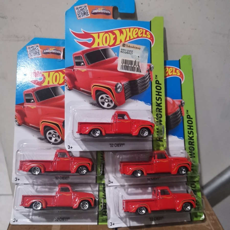 Hot Wheels 52 Chevy HW Workshop 2014 Merah