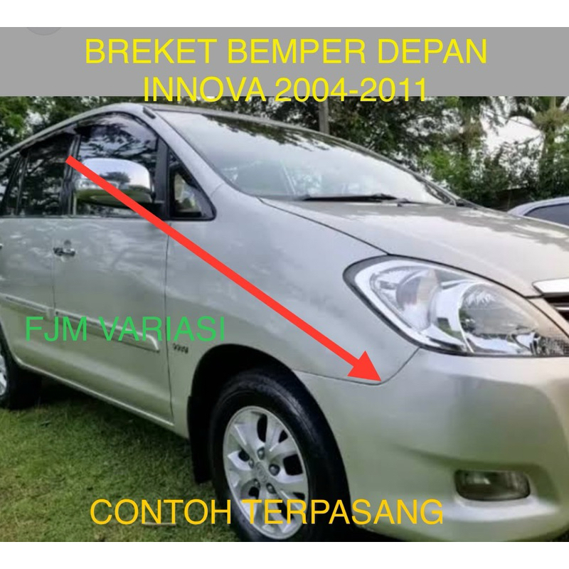 BREKET BRECKET BEMPER BUMPER DEPAN SEMUA MOBIL TOYOTA INOVA INNOVA 2004 2006 2008 2010 2011 UNIVERSA