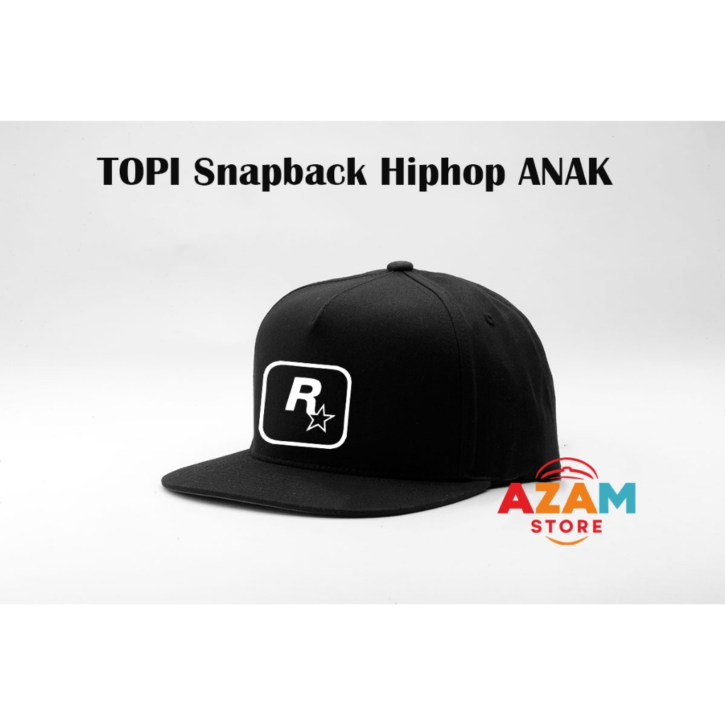 Topi anak snapback hiphop game gta rockstar 2