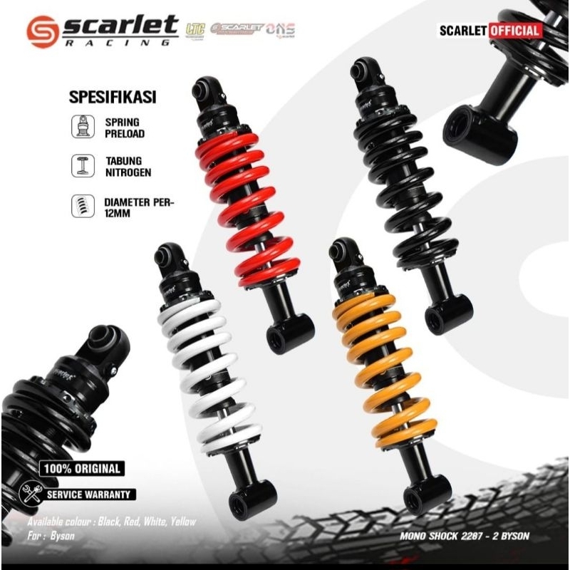 Shock scarlet mono byson // monoshock byson // shock scarlet