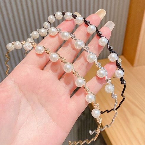 Bando Wanita Kupu Rumbai Gold Aksesoris Wanita Bando Korea