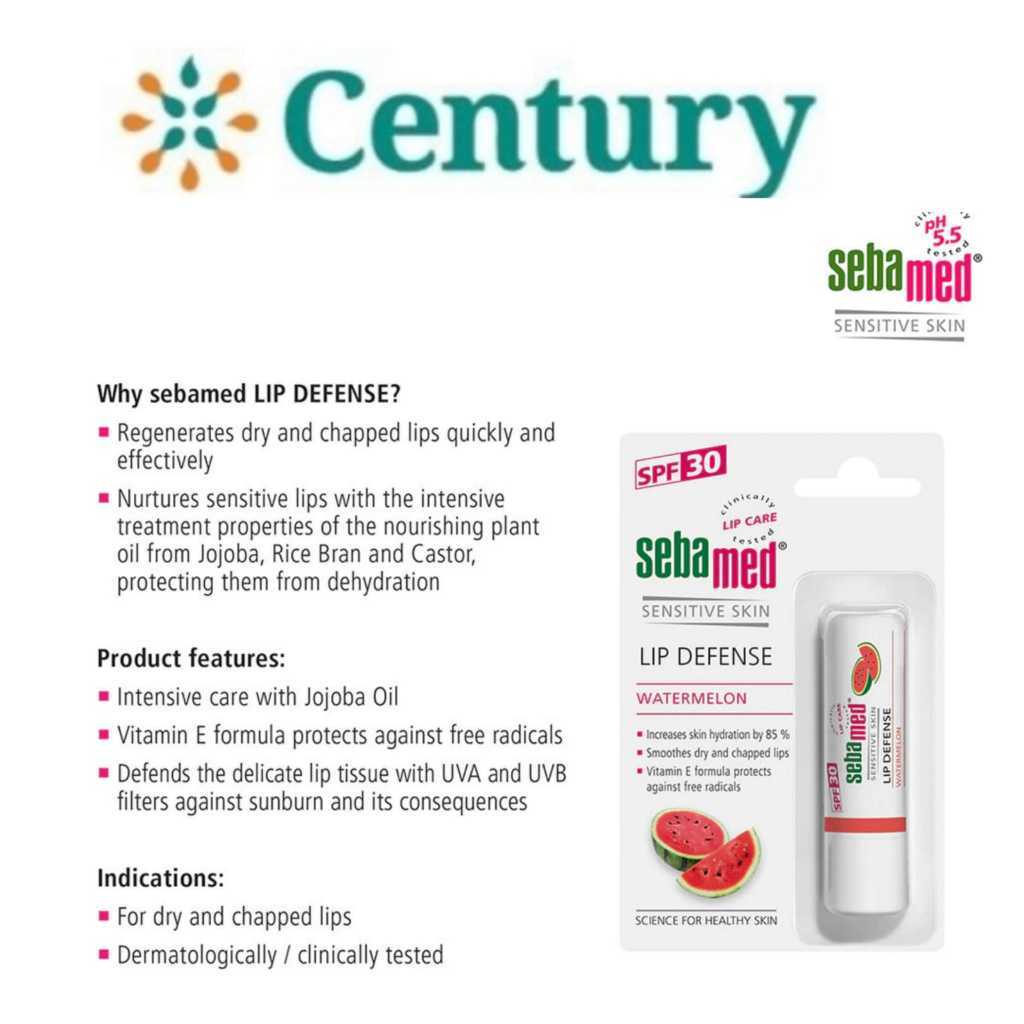 Sebamed Lip Balm WaterMelon/Lip balm/Pelembab Bibir/Lip balm SPF