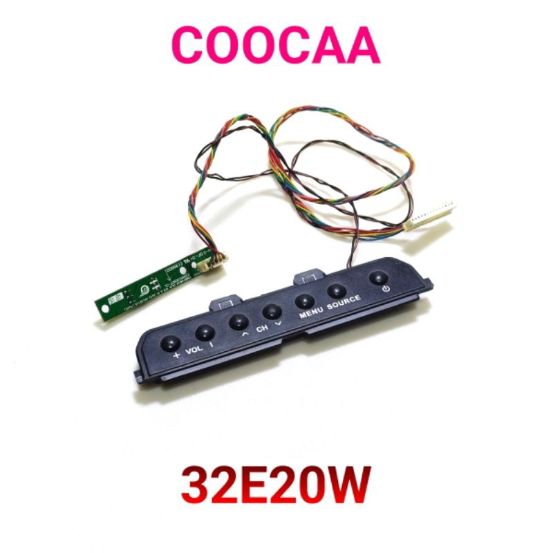 SENSOR TOMBOL IR TV LED COOCAA 32E20W