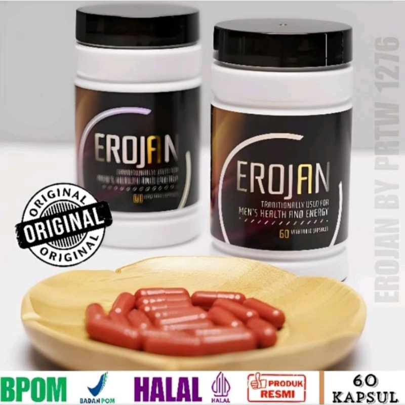 EROJAN Original Wellous -  Supplement Stamina Pria - Meningkatkan Hormon Testosteron