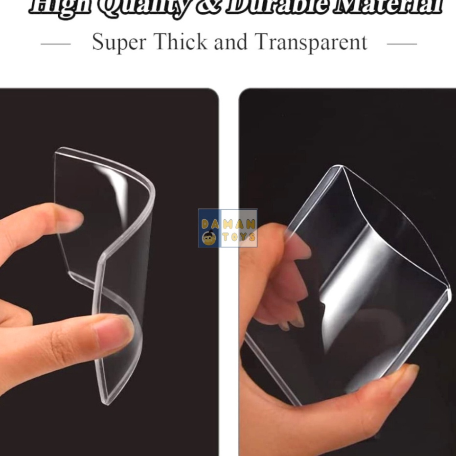 BELI Sleeve kartu Pokemon MTG YuGiOh Koleksi Permainan Sarung Transparan 1 Pack 1