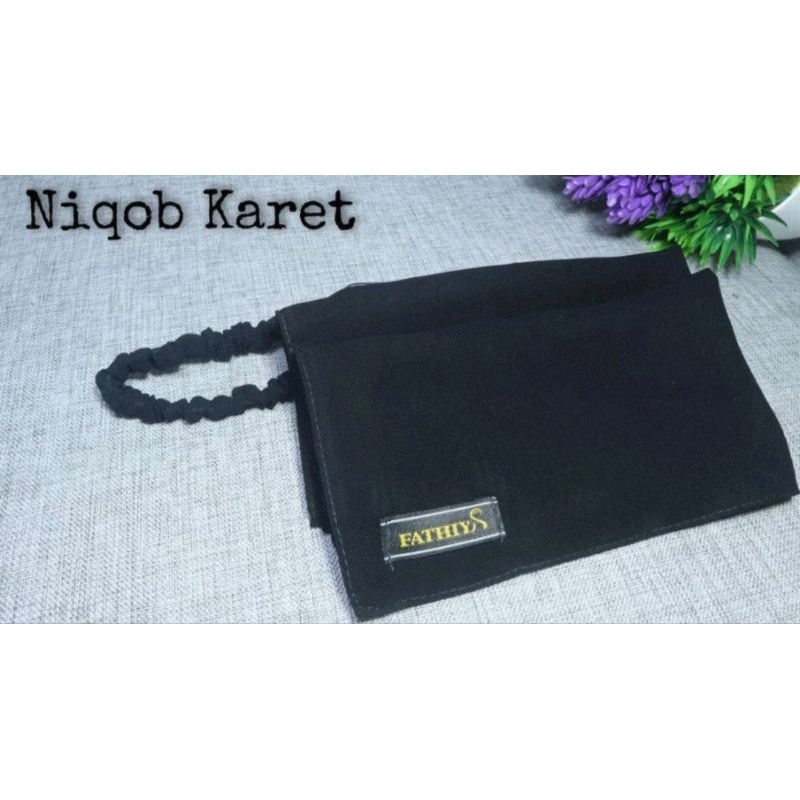 Cadar karet bungkus sifon silky | cadar karet hitam sifon silky | cadar karet bungkus murah | cadar 