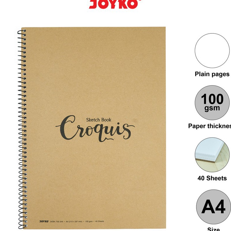 

DIJAMIN BARU Buku Sketsa Gambar Sketch Book A5 SKBK76 SKBK761A5